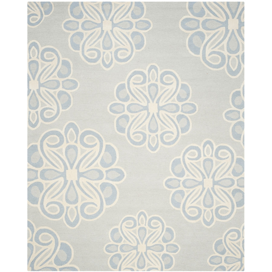 SAFAVIEH Cambridge CAM725V Handmade Grey / Blue Rug Image 1