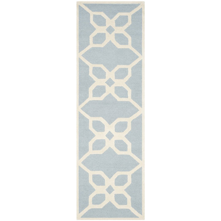 SAFAVIEH Cambridge CAM722B Handmade Blue / Ivory Rug Image 3