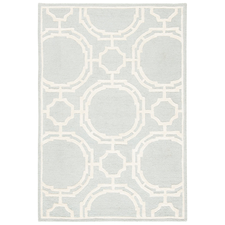 SAFAVIEH Cambridge CAM721G Handmade Grey / Ivory Rug Image 5