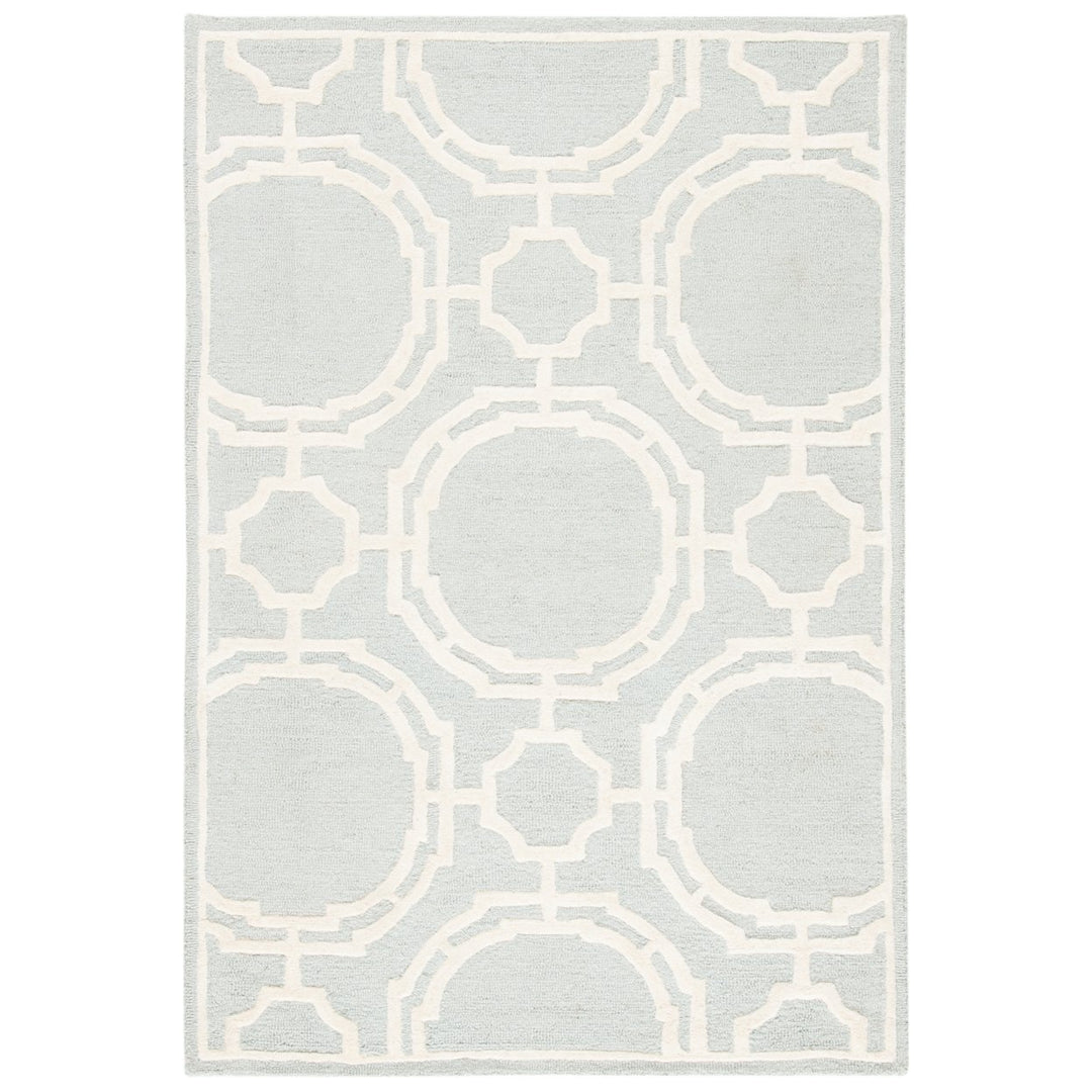 SAFAVIEH Cambridge CAM721G Handmade Grey / Ivory Rug Image 1