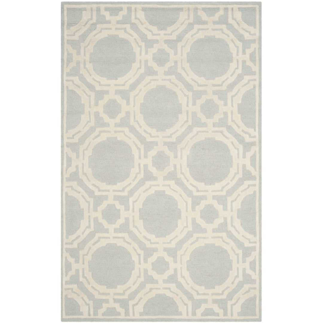 SAFAVIEH Cambridge CAM721G Handmade Grey / Ivory Rug Image 1