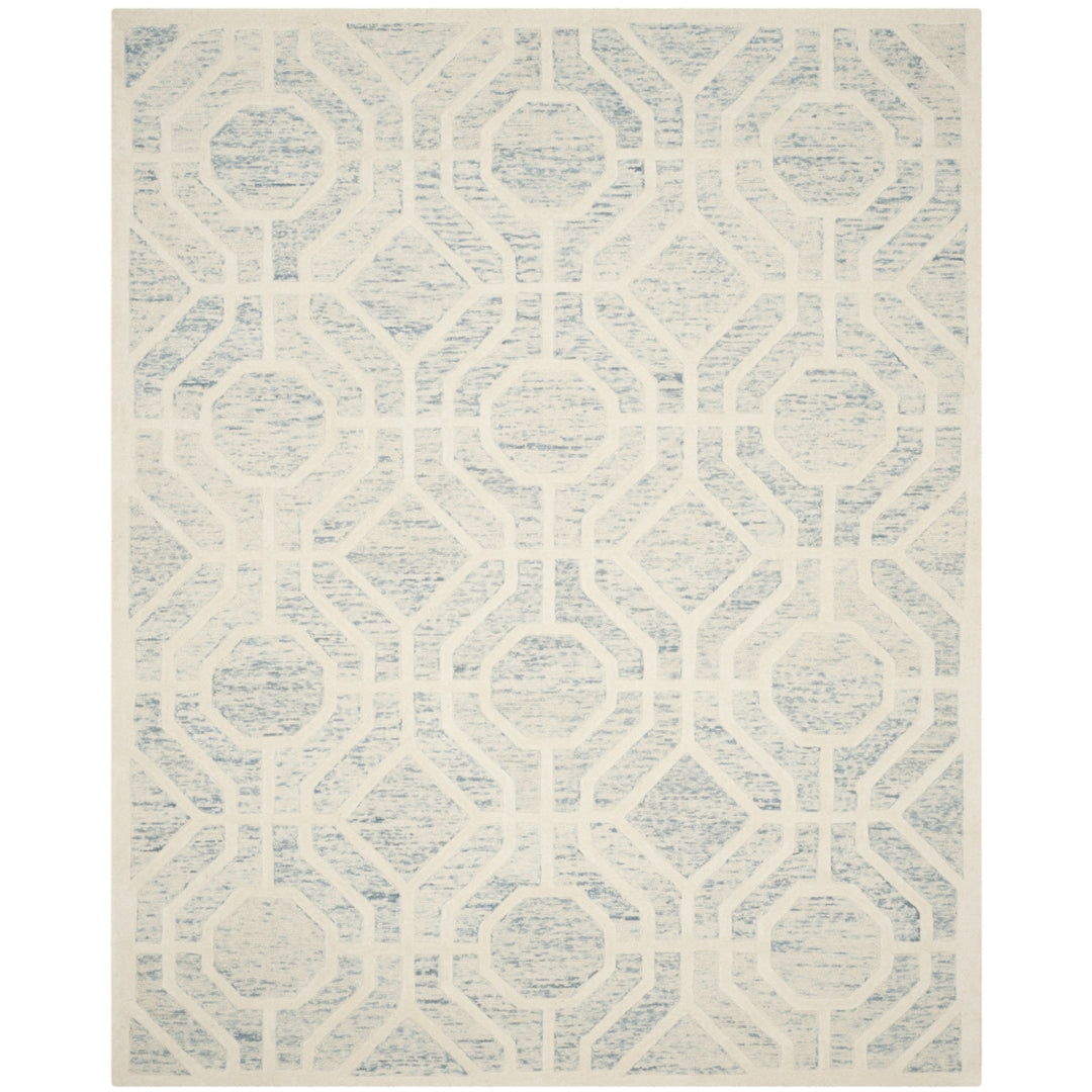 SAFAVIEH Cambridge CAM726B Light Blue / Ivory Rug Image 1