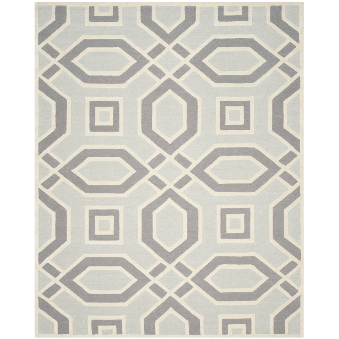 SAFAVIEH Cambridge CAM723G Handmade Grey / Ivory Rug Image 1