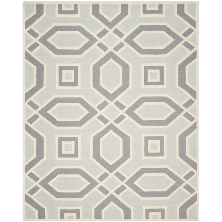 SAFAVIEH Cambridge CAM723G Handmade Grey / Ivory Rug Image 1