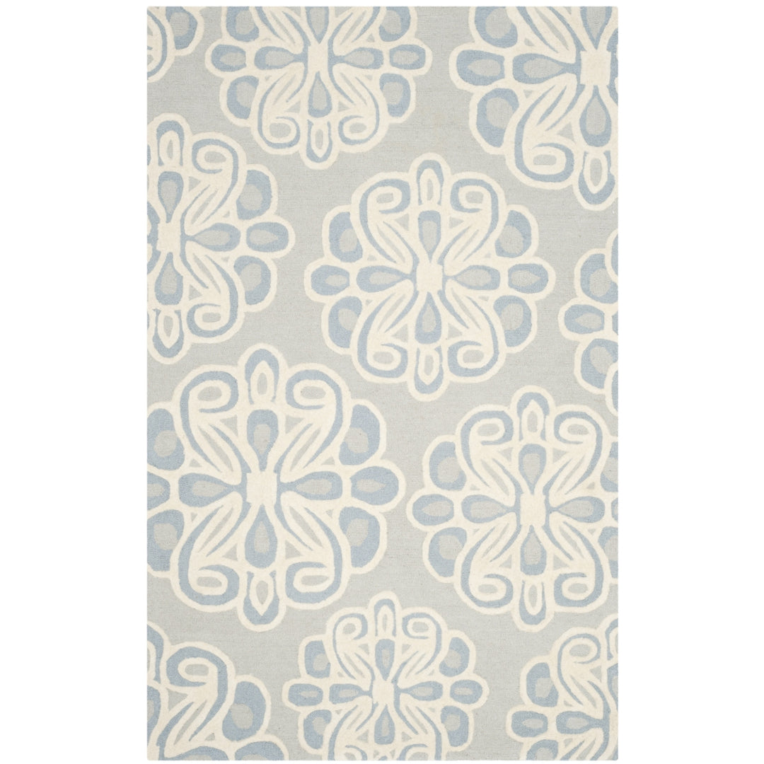 SAFAVIEH Cambridge CAM725V Handmade Grey / Blue Rug Image 8