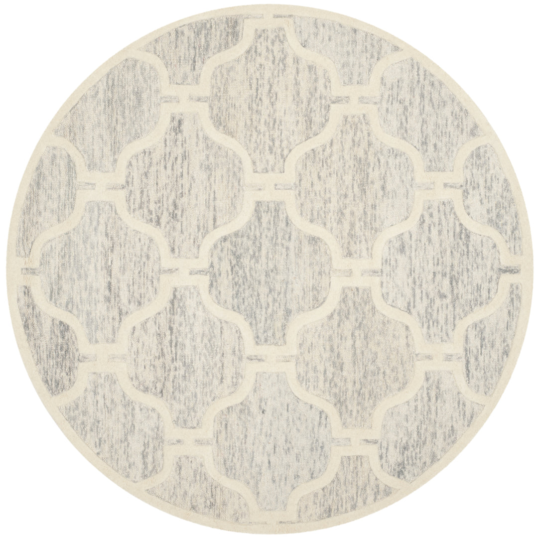 SAFAVIEH Cambridge CAM727G Light Grey / Ivory Rug Image 4