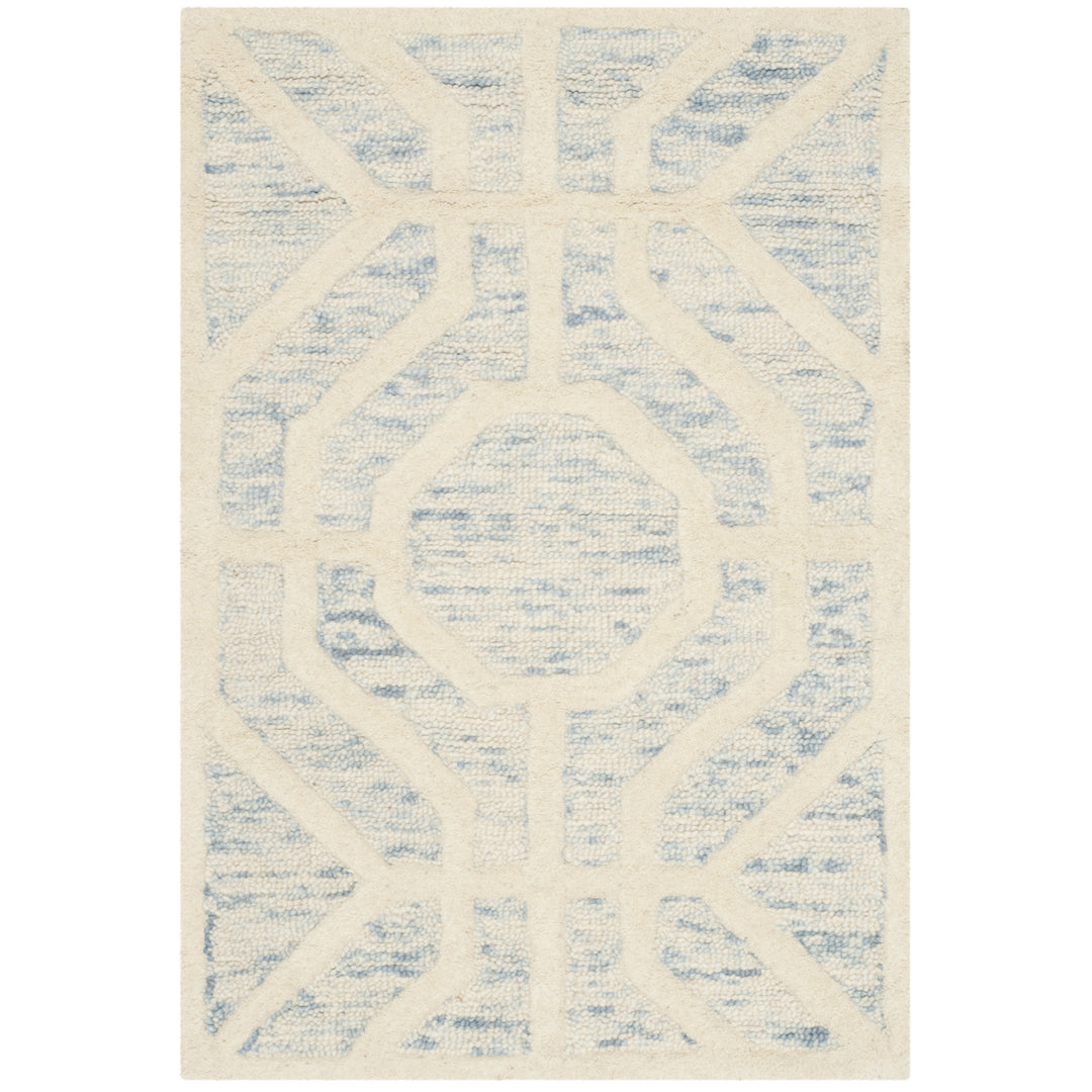 SAFAVIEH Cambridge CAM726B Light Blue / Ivory Rug Image 8