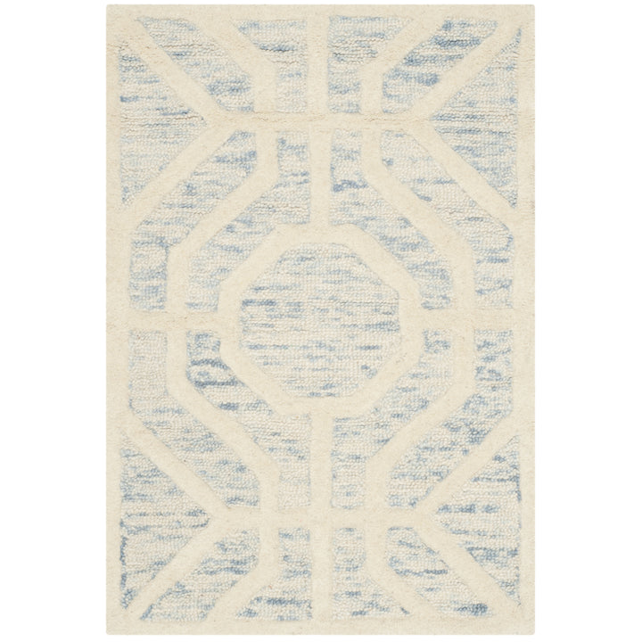 SAFAVIEH Cambridge CAM726B Light Blue / Ivory Rug Image 8