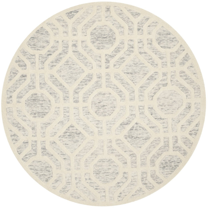 SAFAVIEH Cambridge CAM726G Light Grey / Ivory Rug Image 1