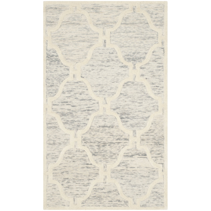 SAFAVIEH Cambridge CAM727G Light Grey / Ivory Rug Image 9