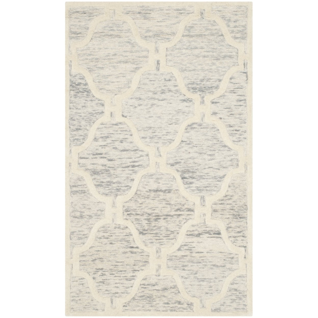 SAFAVIEH Cambridge CAM727G Light Grey / Ivory Rug Image 1