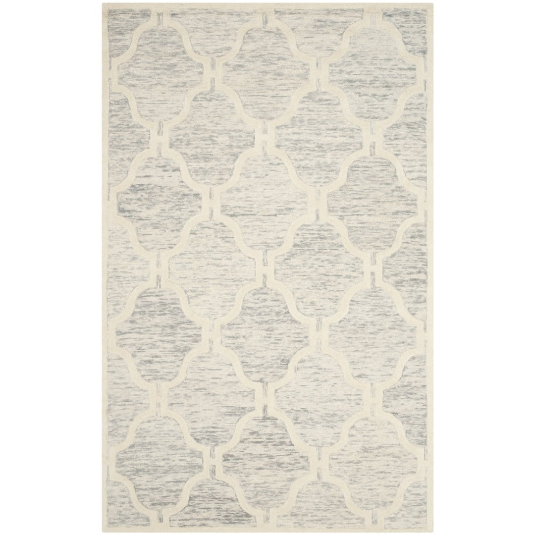 SAFAVIEH Cambridge CAM727G Light Grey / Ivory Rug Image 1