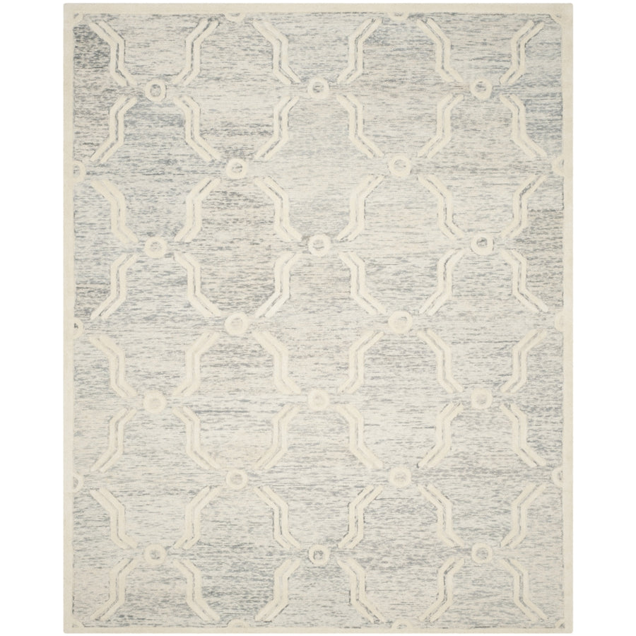 SAFAVIEH Cambridge CAM728G Light Grey / Ivory Rug Image 1