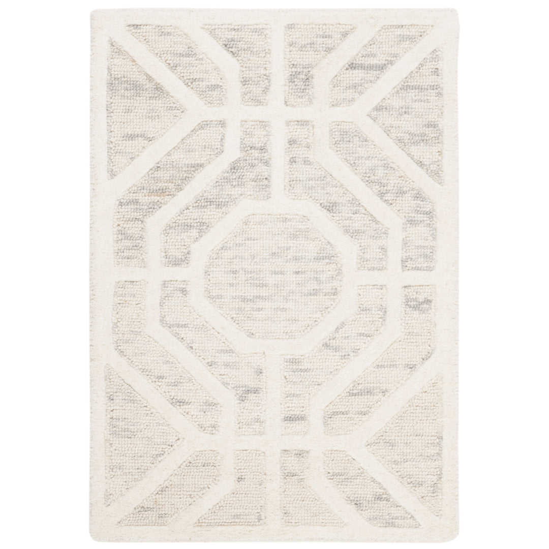 SAFAVIEH Cambridge CAM726G Light Grey / Ivory Rug Image 8