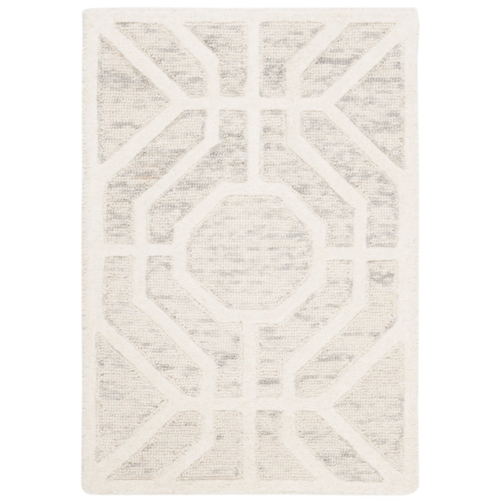 SAFAVIEH Cambridge CAM726G Light Grey / Ivory Rug Image 8