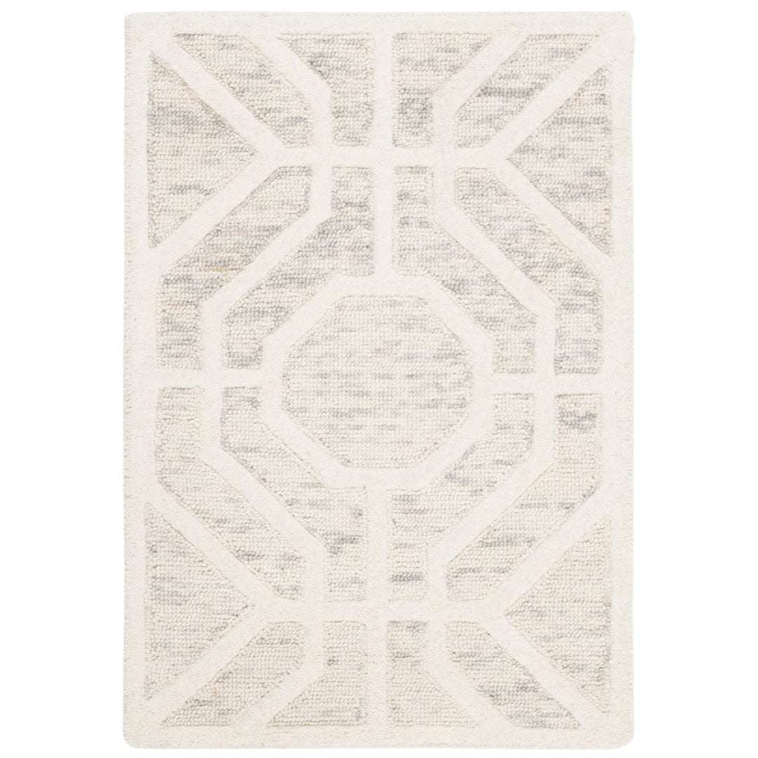 SAFAVIEH Cambridge CAM726G Light Grey / Ivory Rug Image 1