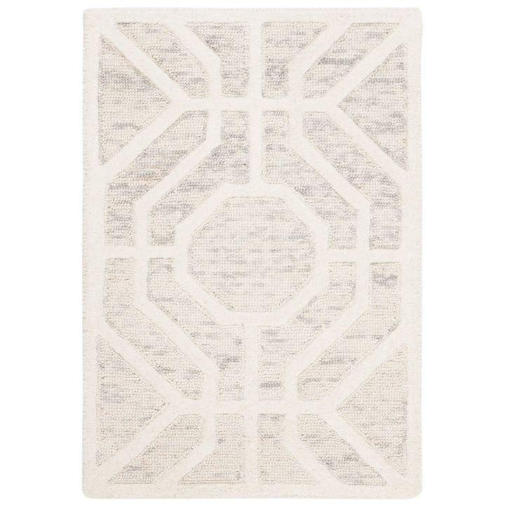 SAFAVIEH Cambridge CAM726G Light Grey / Ivory Rug Image 1