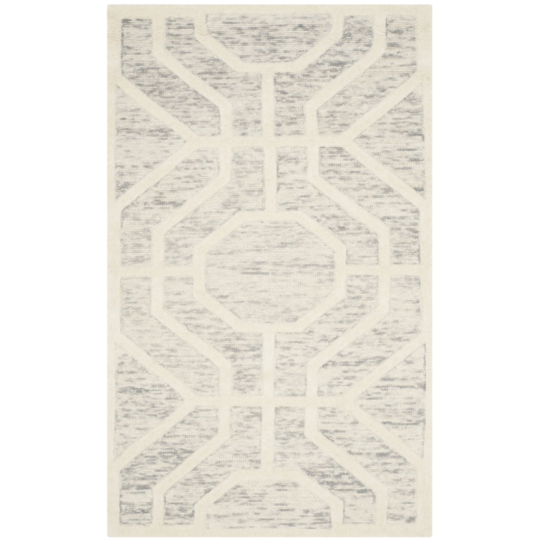 SAFAVIEH Cambridge CAM726G Light Grey / Ivory Rug Image 9