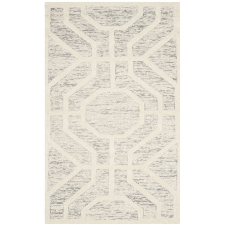 SAFAVIEH Cambridge CAM726G Light Grey / Ivory Rug Image 1