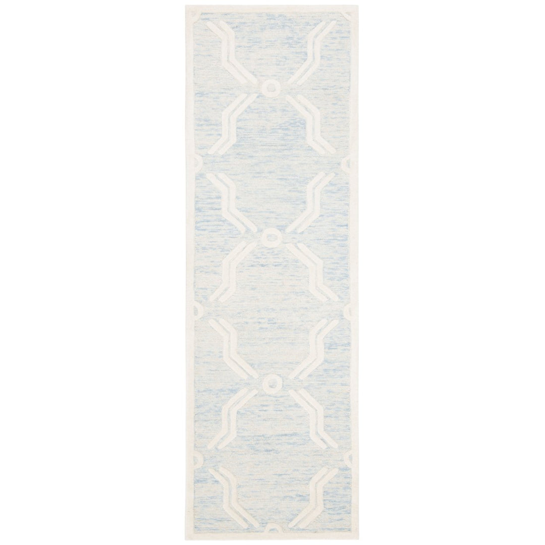 SAFAVIEH Cambridge CAM728B Light Blue / Ivory Rug Image 5