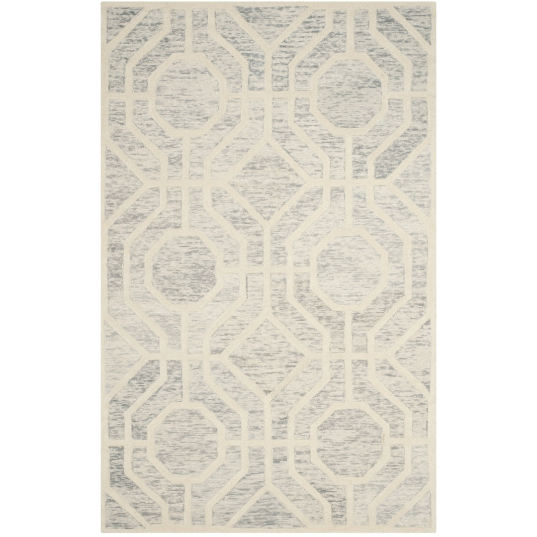 SAFAVIEH Cambridge CAM726G Light Grey / Ivory Rug Image 10