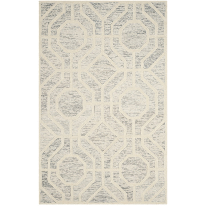 SAFAVIEH Cambridge CAM726G Light Grey / Ivory Rug Image 10