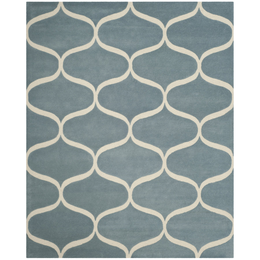 SAFAVIEH Cambridge CAM730B Light Blue / Ivory Rug Image 1