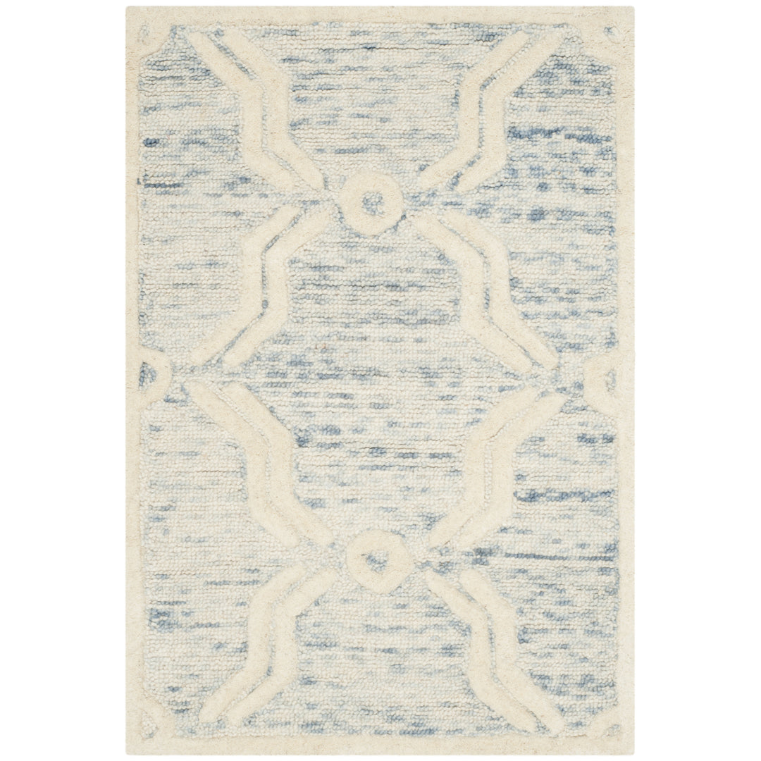 SAFAVIEH Cambridge CAM728B Light Blue / Ivory Rug Image 8