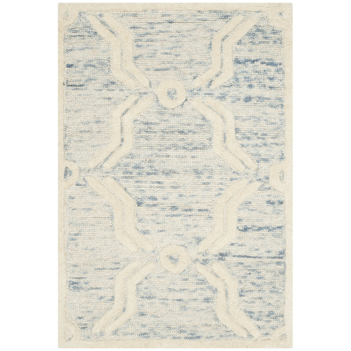 SAFAVIEH Cambridge CAM728B Light Blue / Ivory Rug Image 8