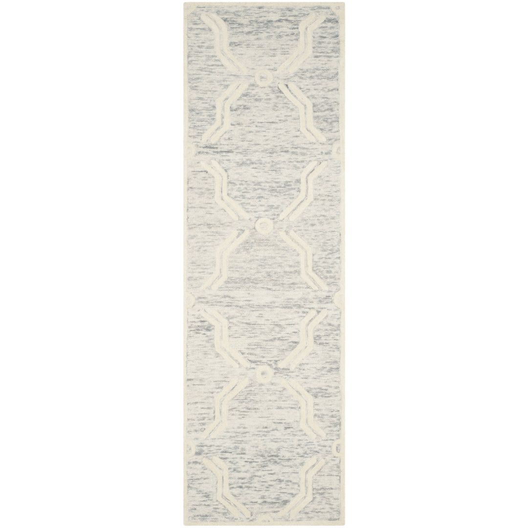 SAFAVIEH Cambridge CAM728G Light Grey / Ivory Rug Image 5