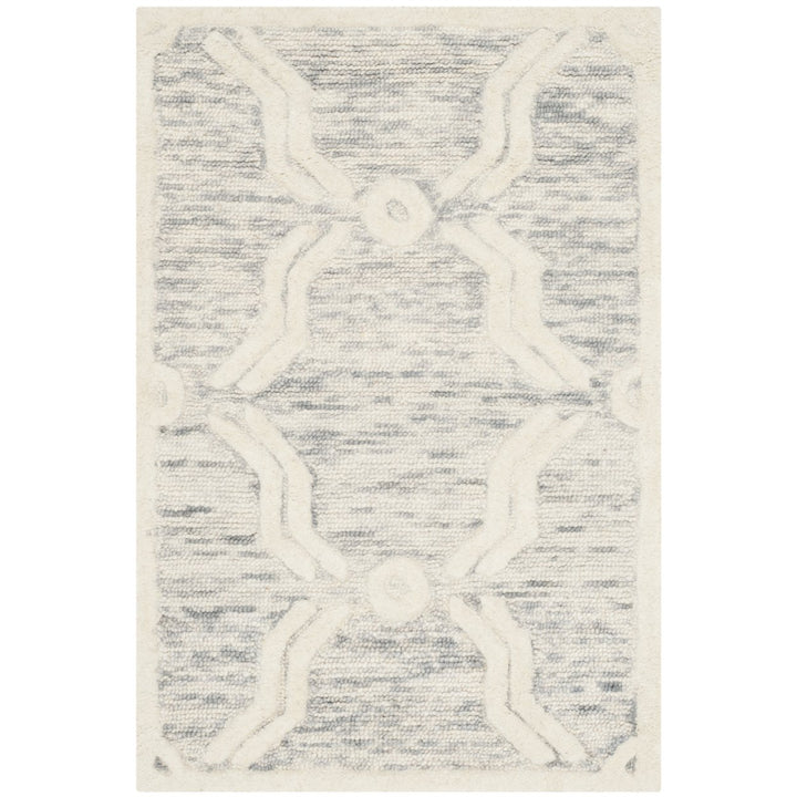 SAFAVIEH Cambridge CAM728G Light Grey / Ivory Rug Image 1