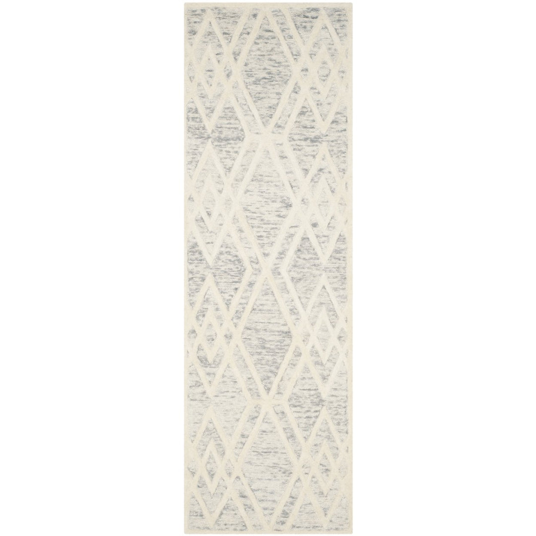 SAFAVIEH Cambridge CAM729G Handmade Grey / Ivory Rug Image 1