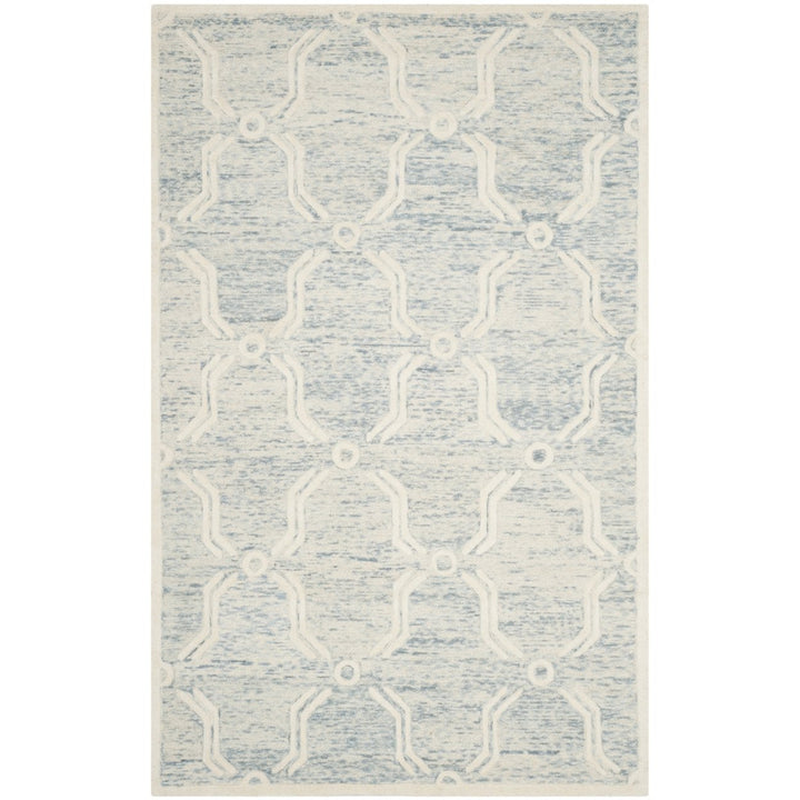 SAFAVIEH Cambridge CAM728B Light Blue / Ivory Rug Image 1