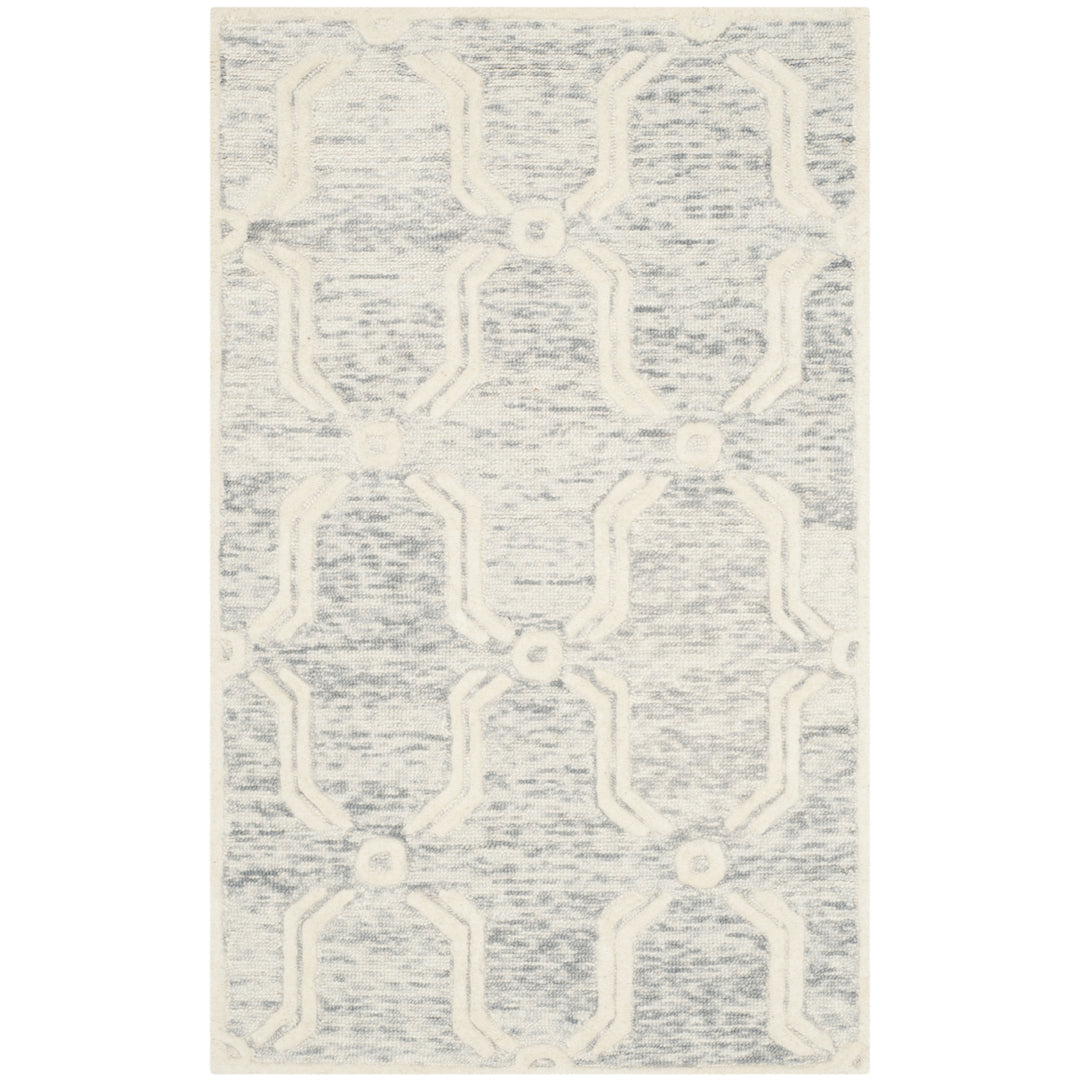 SAFAVIEH Cambridge CAM728G Light Grey / Ivory Rug Image 9