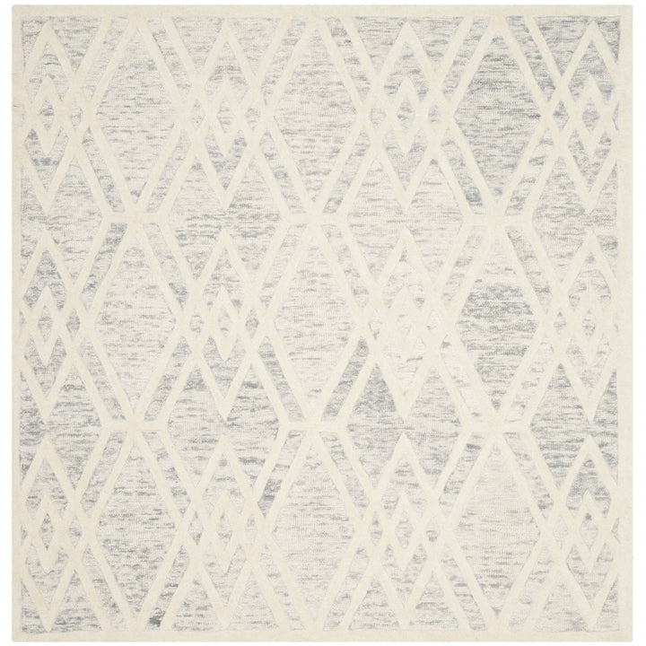 SAFAVIEH Cambridge CAM729G Handmade Grey / Ivory Rug Image 6