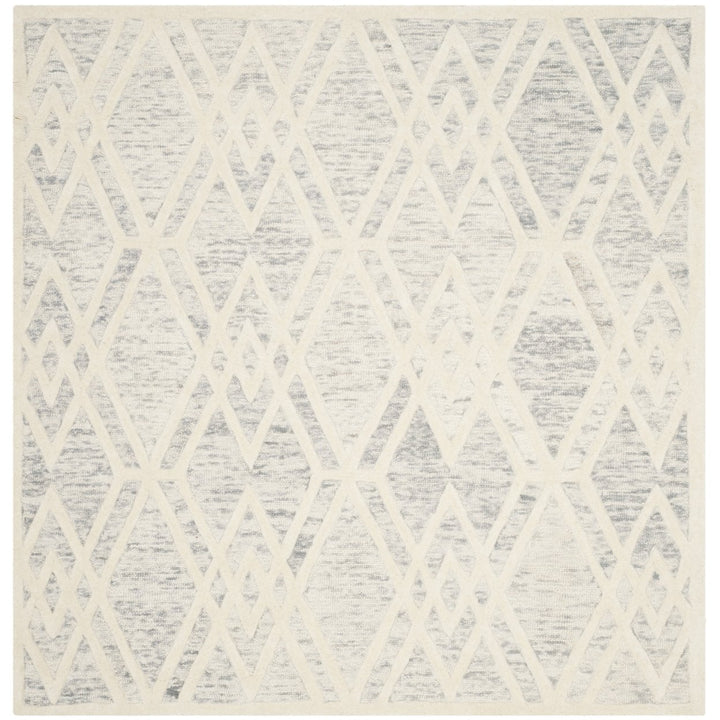 SAFAVIEH Cambridge CAM729G Handmade Grey / Ivory Rug Image 1