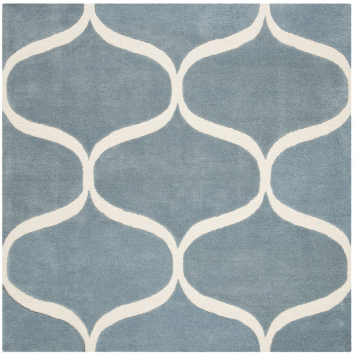 SAFAVIEH Cambridge CAM730B Light Blue / Ivory Rug Image 6