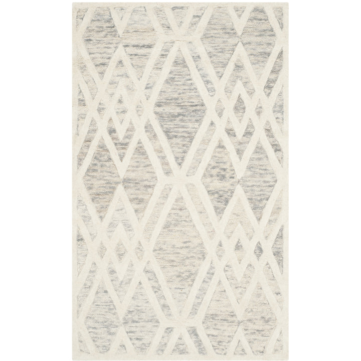 SAFAVIEH Cambridge CAM729G Handmade Grey / Ivory Rug Image 9