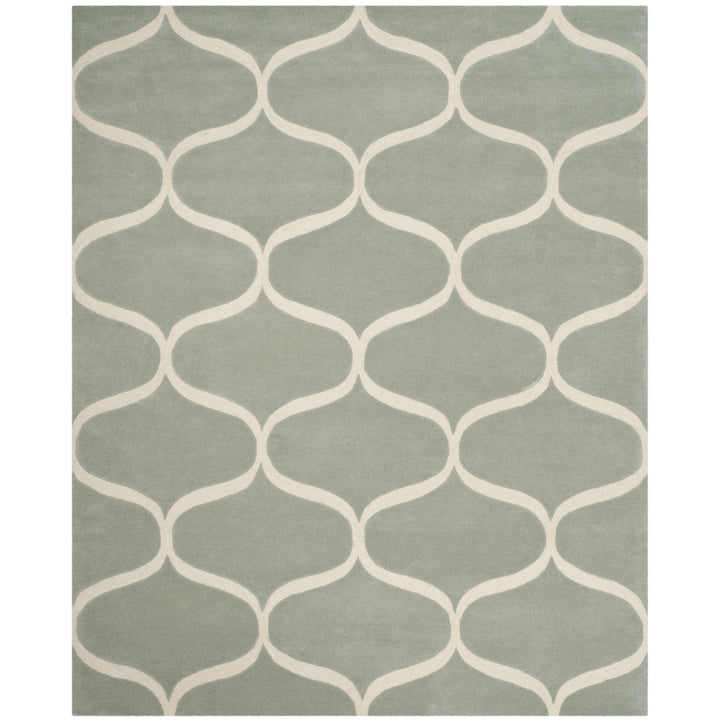 SAFAVIEH Cambridge CAM730G Handmade Grey / Ivory Rug Image 1