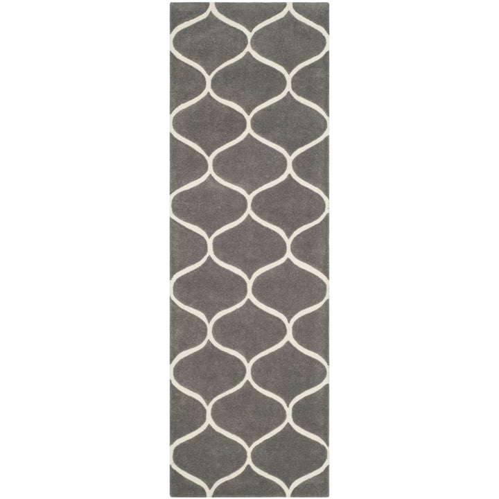 SAFAVIEH Cambridge CAM730D Dark Grey / Ivory Rug Image 5