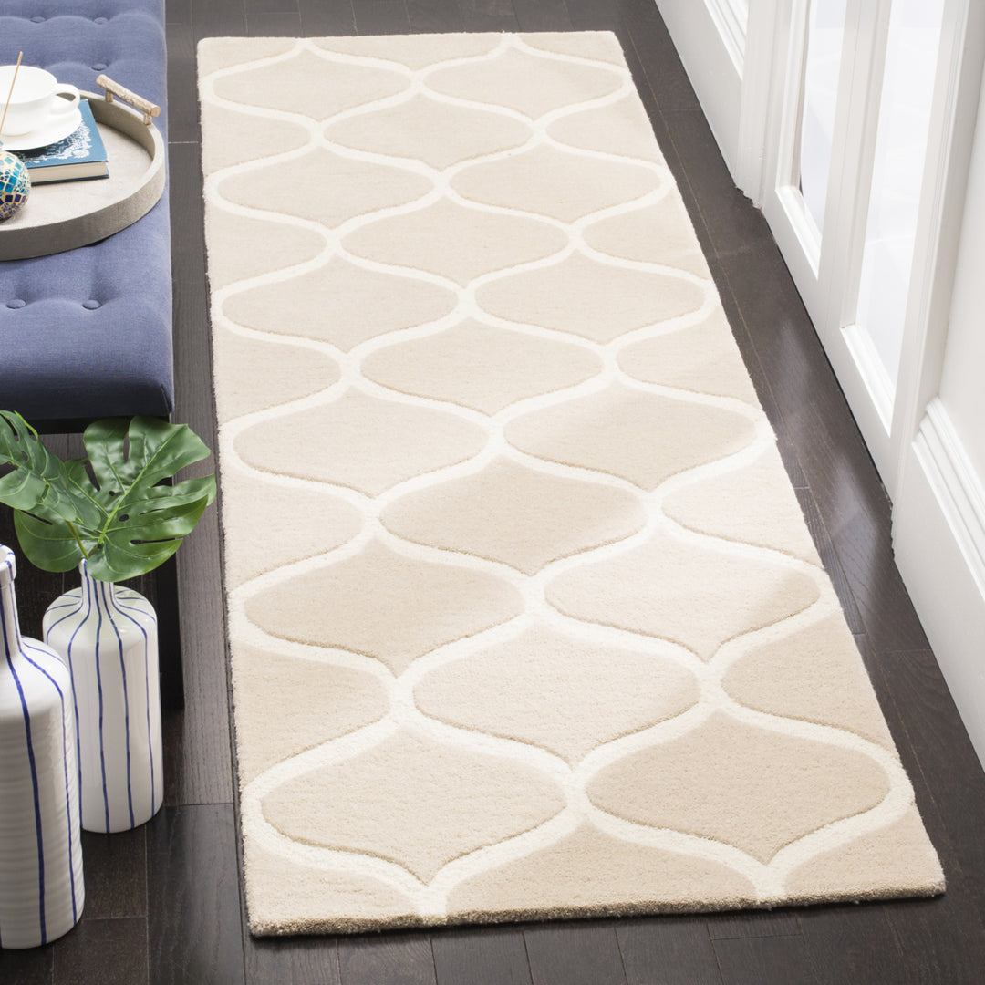 SAFAVIEH Cambridge CAM730J Light Beige / Ivory Rug Image 3