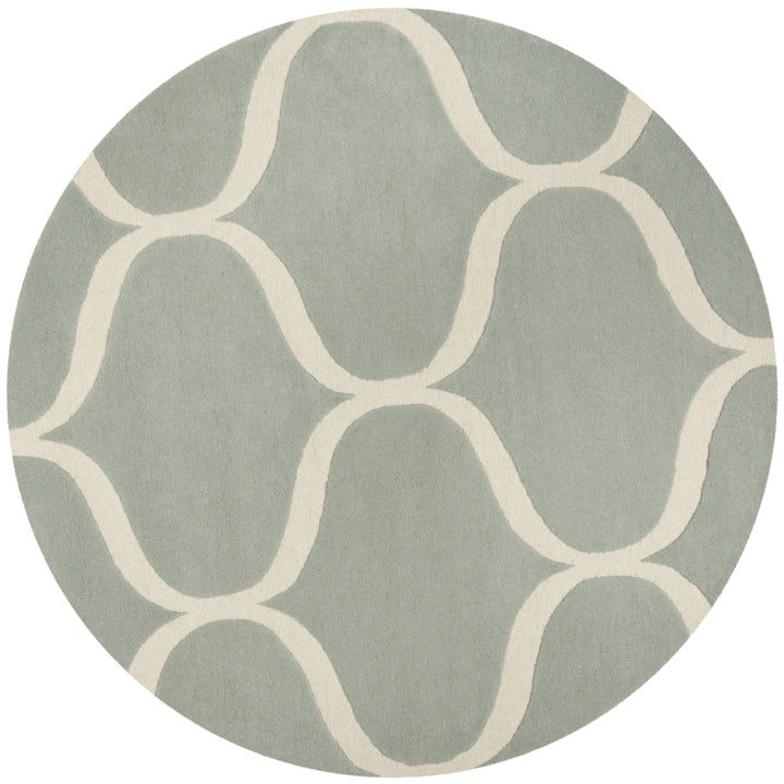 SAFAVIEH Cambridge CAM730G Handmade Grey / Ivory Rug Image 4