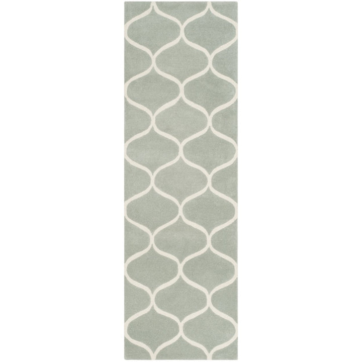 SAFAVIEH Cambridge CAM730G Handmade Grey / Ivory Rug Image 1