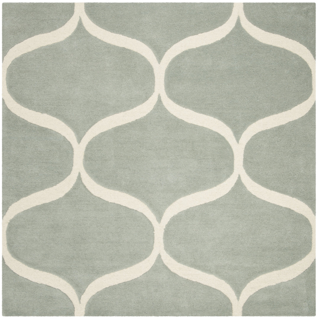 SAFAVIEH Cambridge CAM730G Handmade Grey / Ivory Rug Image 6