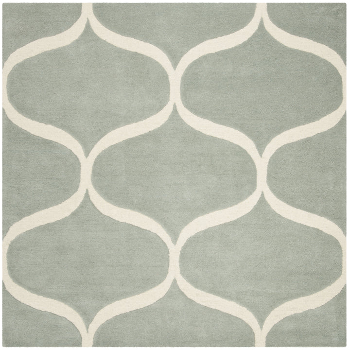 SAFAVIEH Cambridge CAM730G Handmade Grey / Ivory Rug Image 6