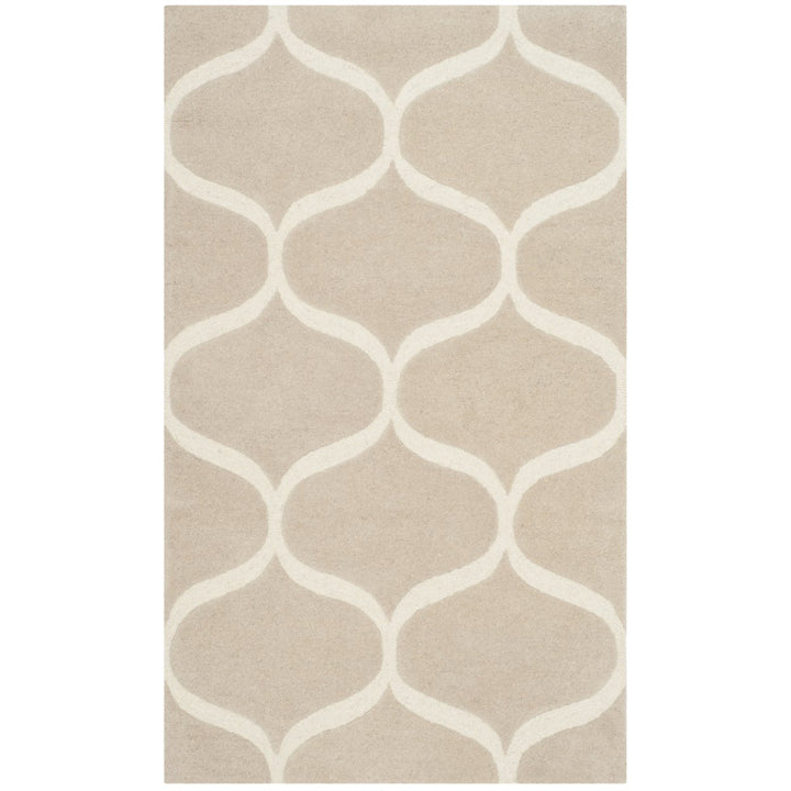 SAFAVIEH Cambridge CAM730J Light Beige / Ivory Rug Image 1