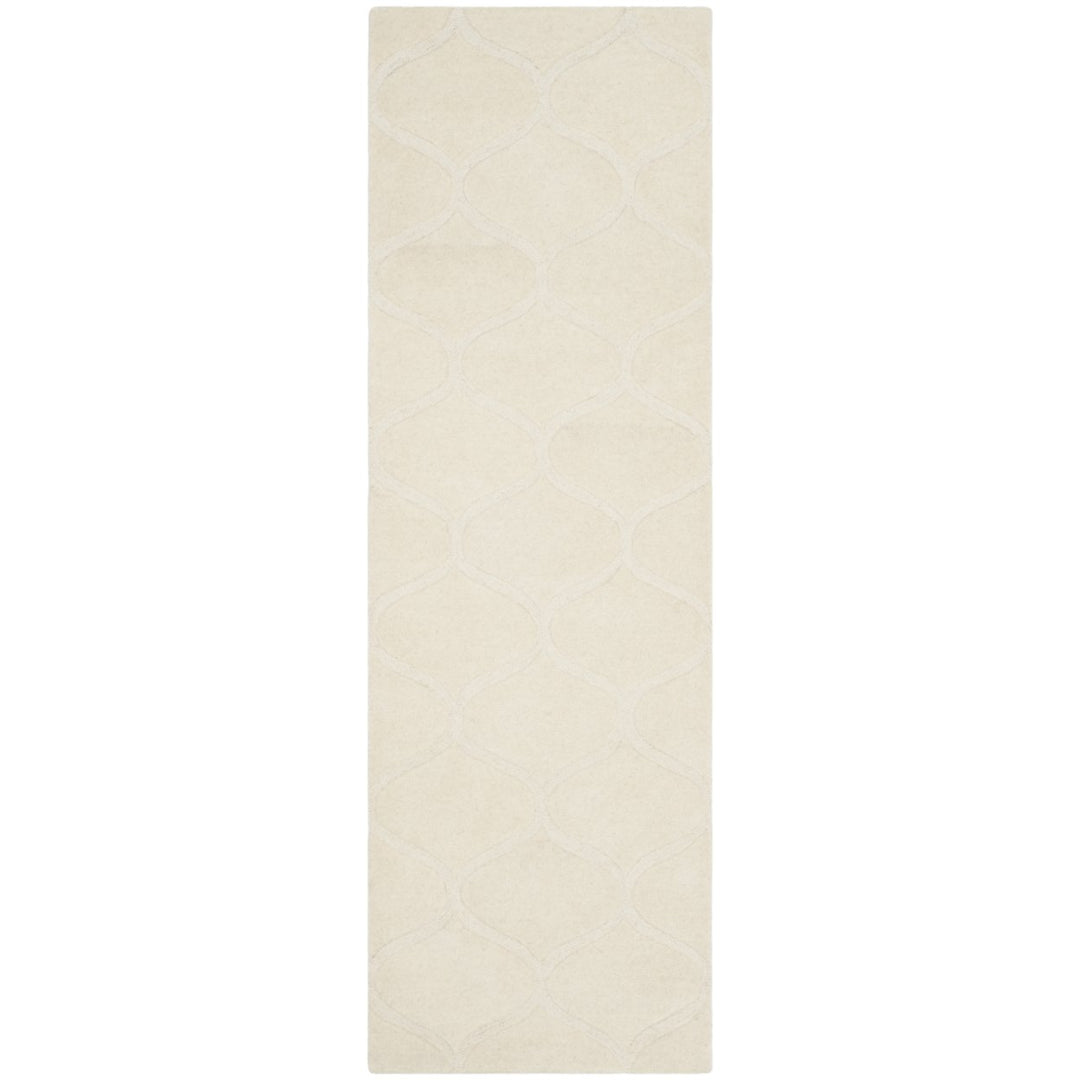 SAFAVIEH Cambridge CAM730P Handmade Ivory / Ivory Rug Image 1