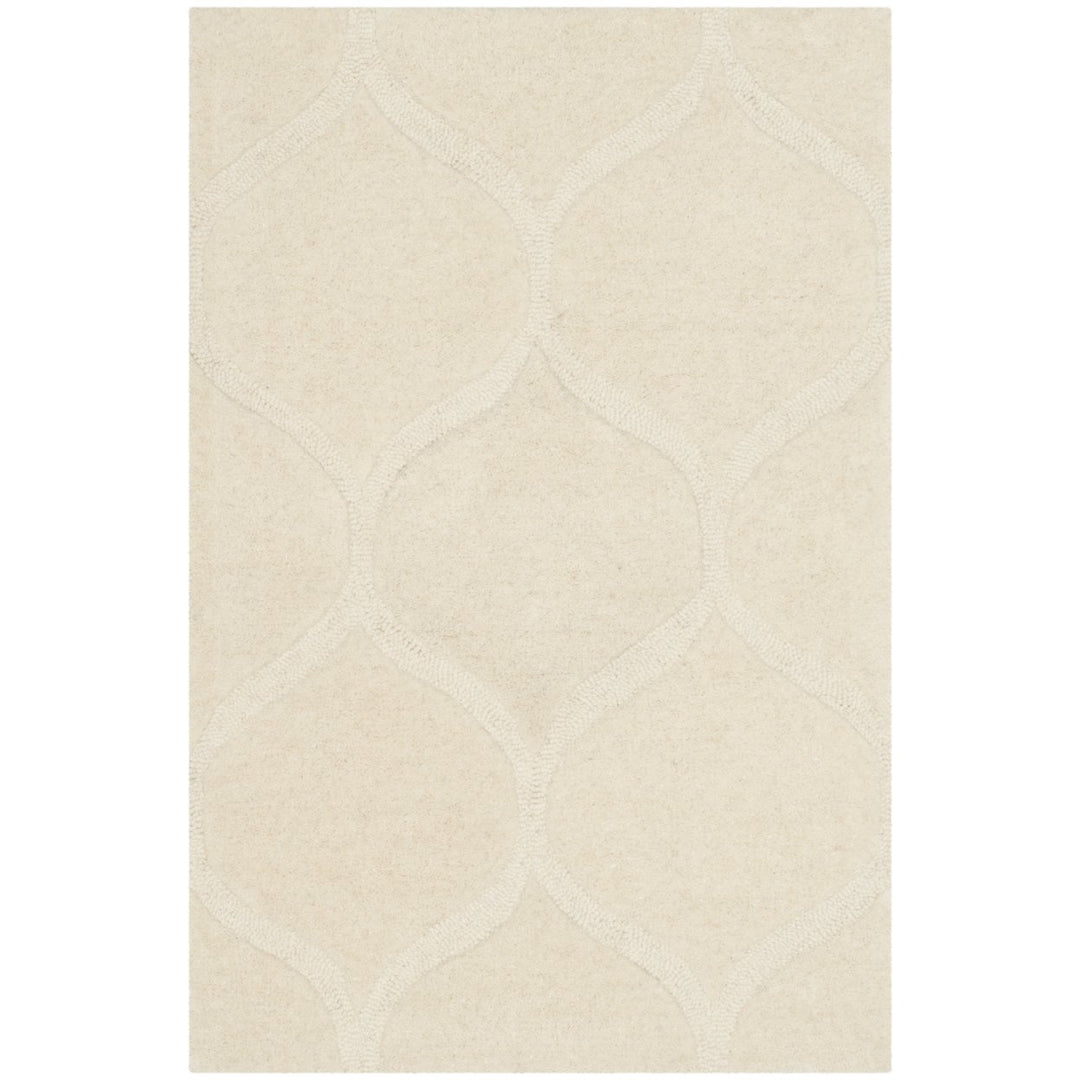 SAFAVIEH Cambridge CAM730P Handmade Ivory / Ivory Rug Image 1