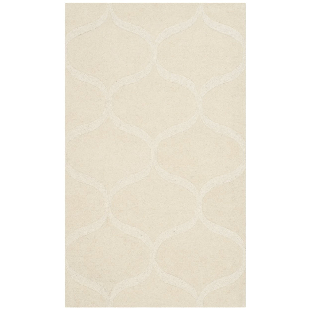 SAFAVIEH Cambridge CAM730P Handmade Ivory / Ivory Rug Image 1