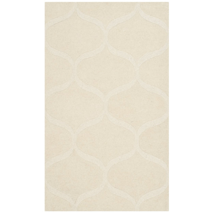 SAFAVIEH Cambridge CAM730P Handmade Ivory / Ivory Rug Image 1